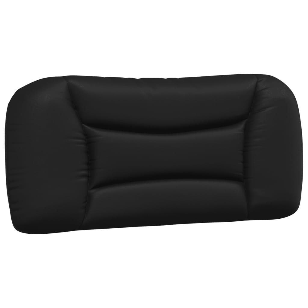 vidaXL Cama con colchón cuero sintético negro y blanco 80x200 cm