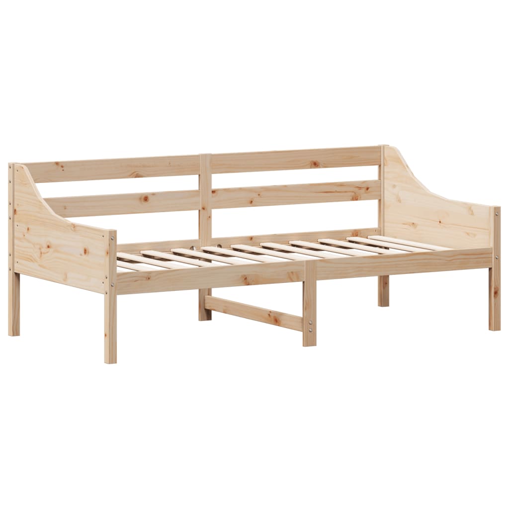 vidaXL Sofá cama sin colchón madera maciza de pino 90x190 cm