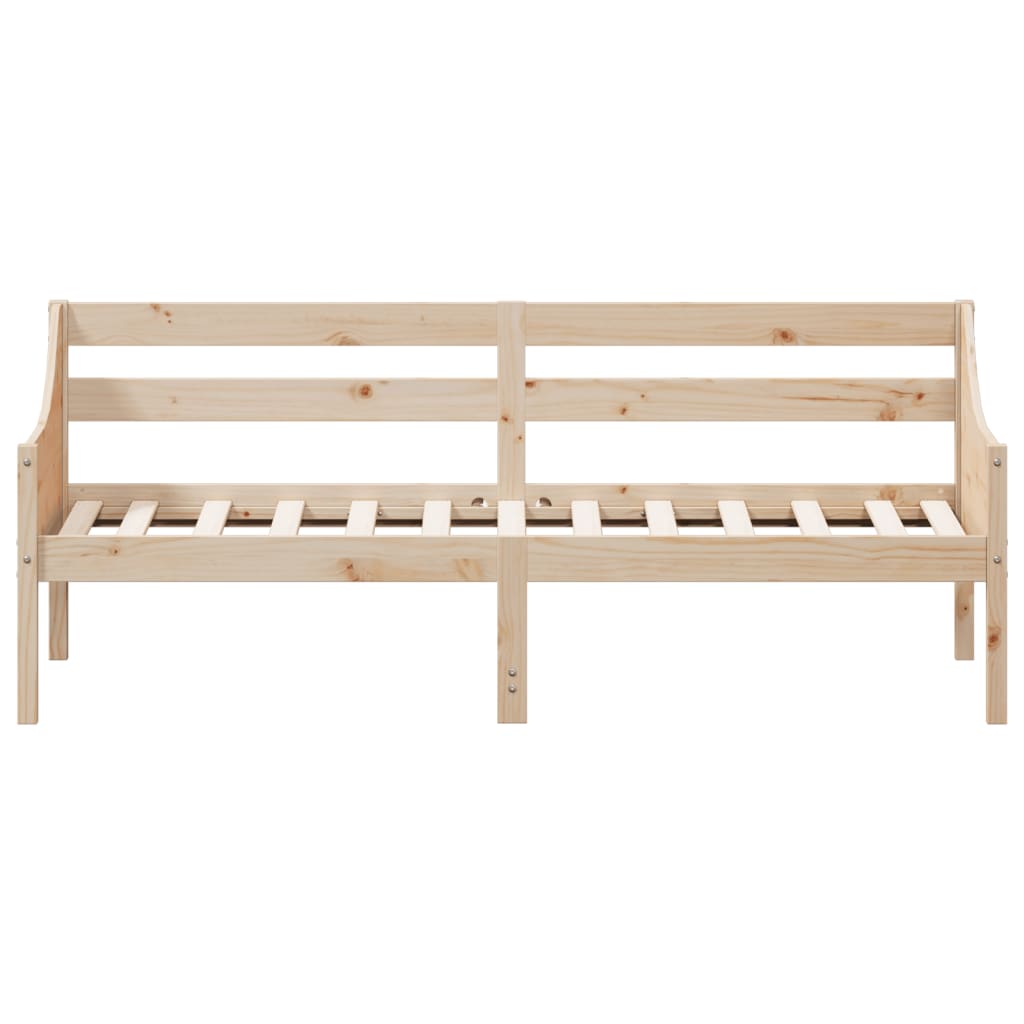 vidaXL Sofá cama sin colchón madera maciza de pino 90x190 cm