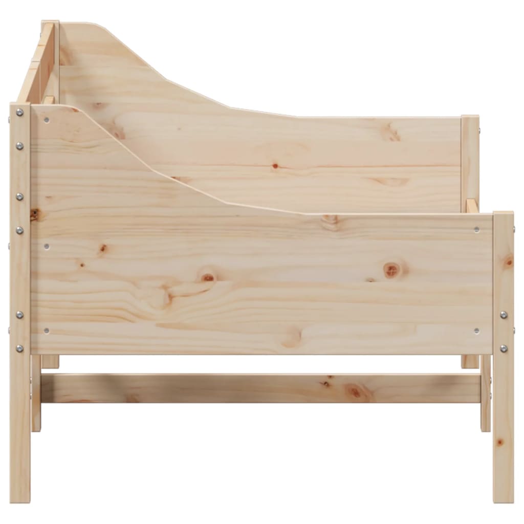 vidaXL Sofá cama sin colchón madera maciza de pino 90x190 cm