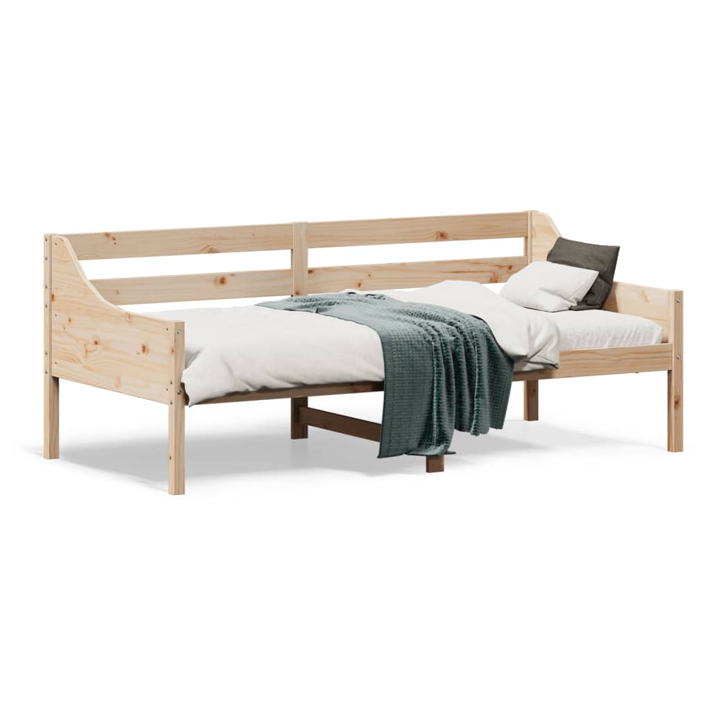 vidaXL Sofá cama sin colchón madera maciza de pino 90x190 cm