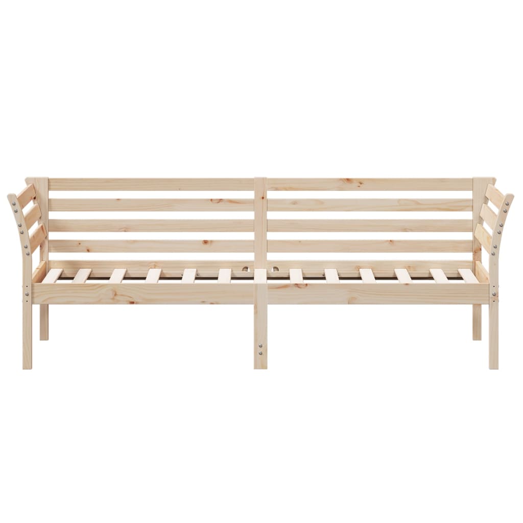 vidaXL Sofá cama sin colchón madera maciza de pino 80x200 cm