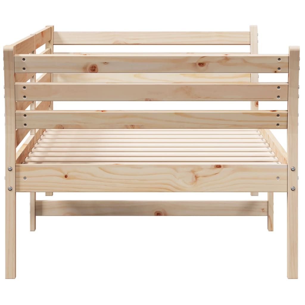 vidaXL Sofá cama sin colchón madera maciza de pino 80x200 cm