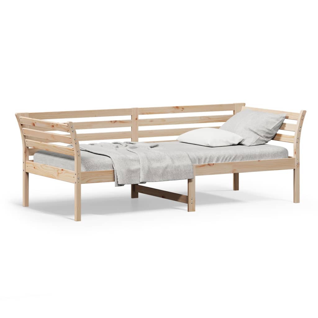 vidaXL Sofá cama sin colchón madera maciza de pino 80x200 cm