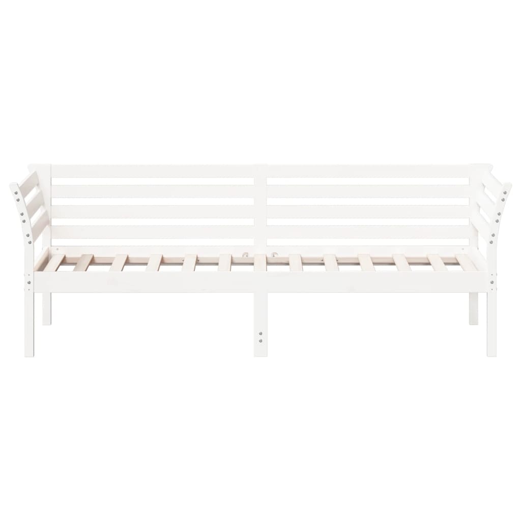 vidaXL Sofá cama sin colchón madera maciza de pino blanco 80x200 cm