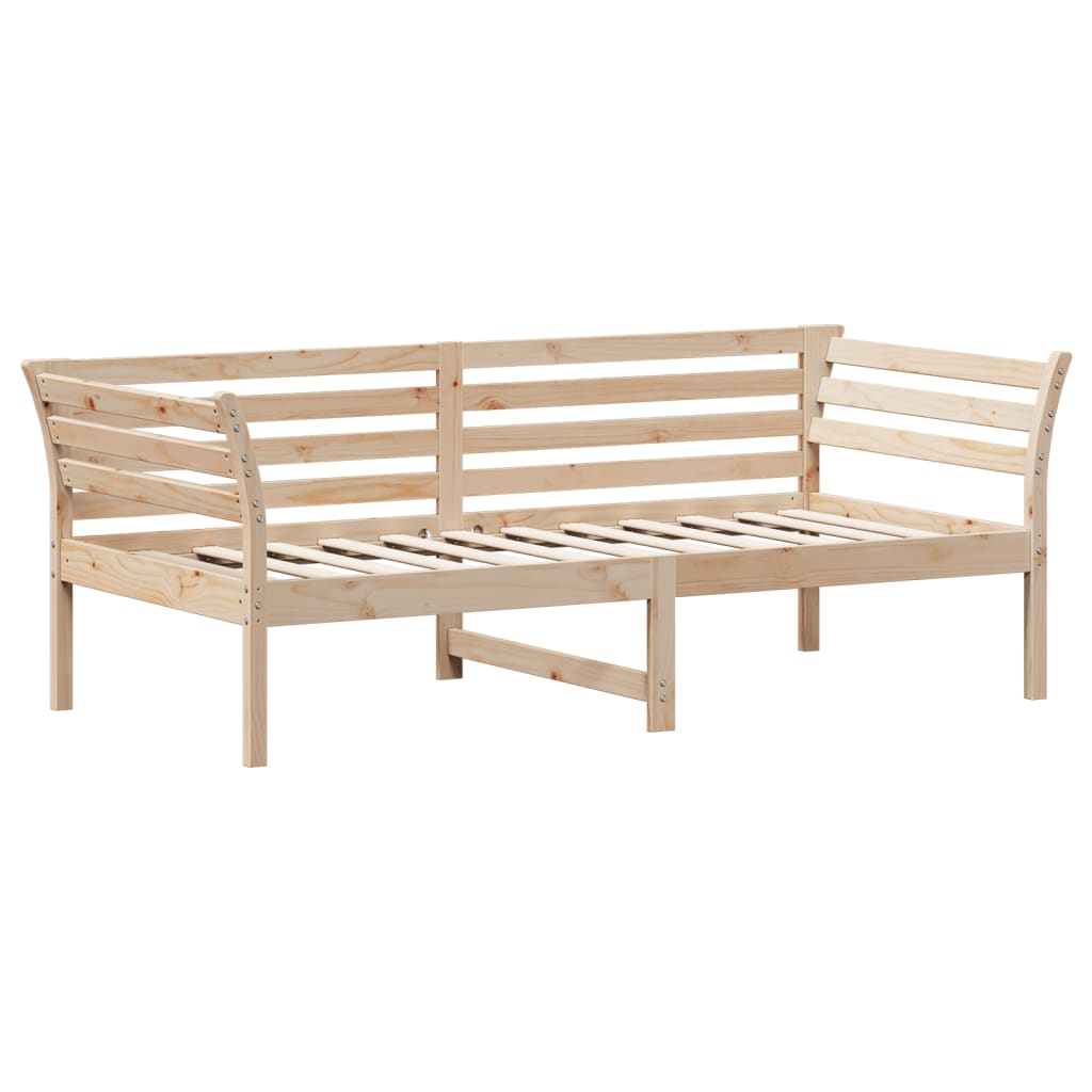 vidaXL Sofá cama sin colchón madera maciza de pino 90x190 cm