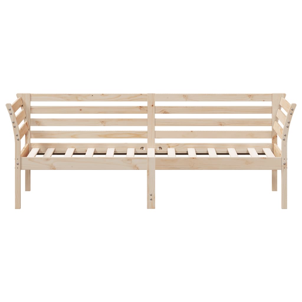 vidaXL Sofá cama sin colchón madera maciza de pino 90x190 cm