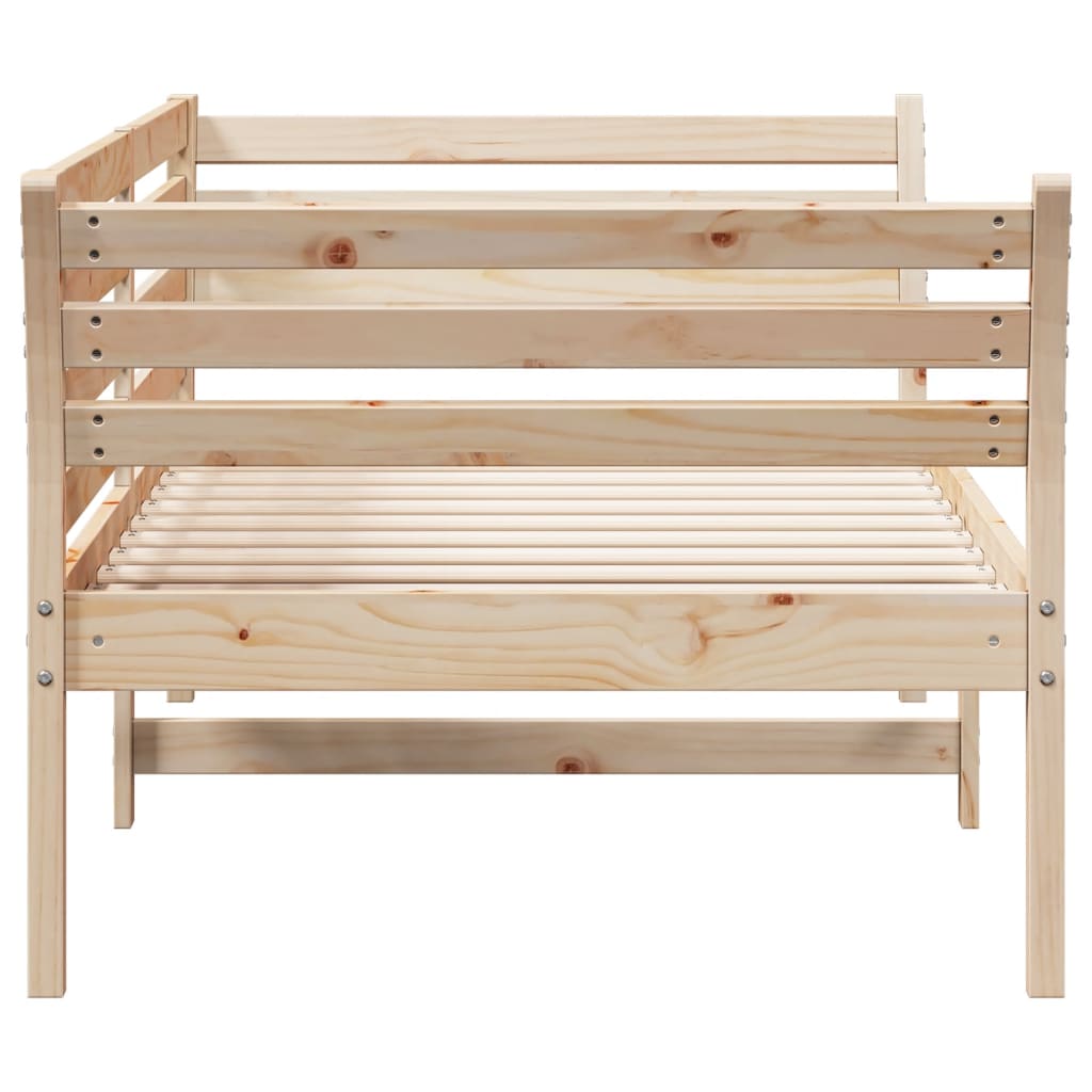 vidaXL Sofá cama sin colchón madera maciza de pino 90x190 cm