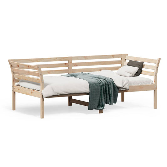 vidaXL Sofá cama sin colchón madera maciza de pino 90x190 cm