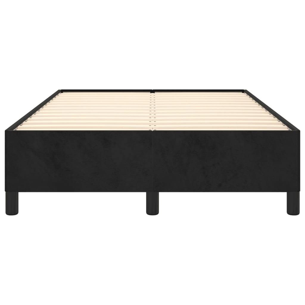 vidaXL Estructura de cama sin colchón terciopelo negro 120x190 cm