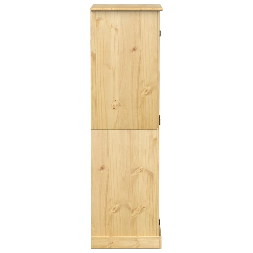 vidaXL Armario Corona madera maciza de pino 76x50x170 cm