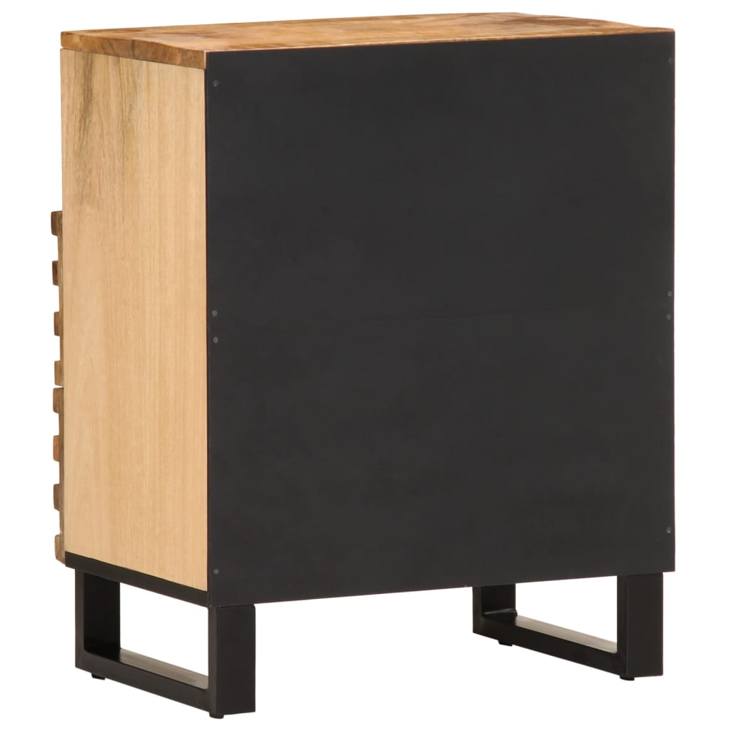 vidaXL Mesita de noche madera maciza de acacia 50x34x62 cm