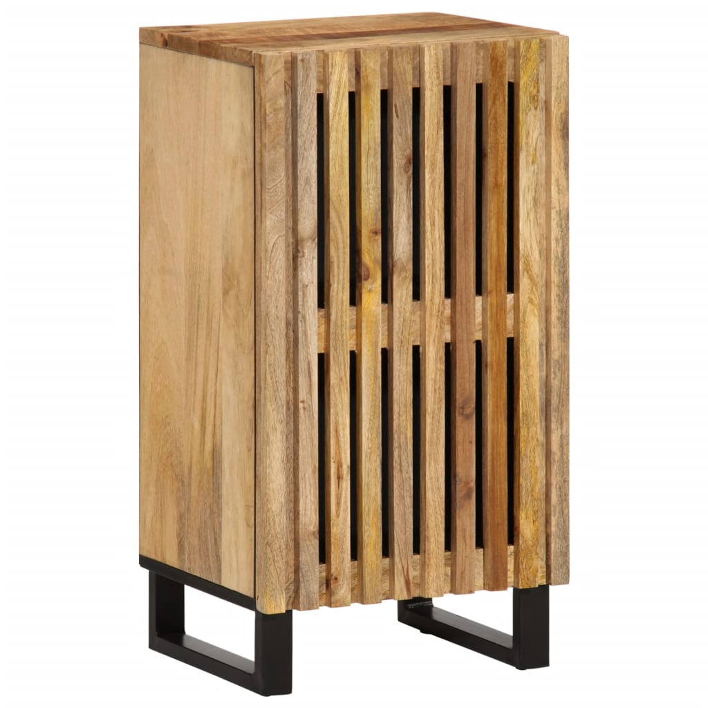 vidaXL Aparador de madera maciza de mango rugosa 40x34x75 cm