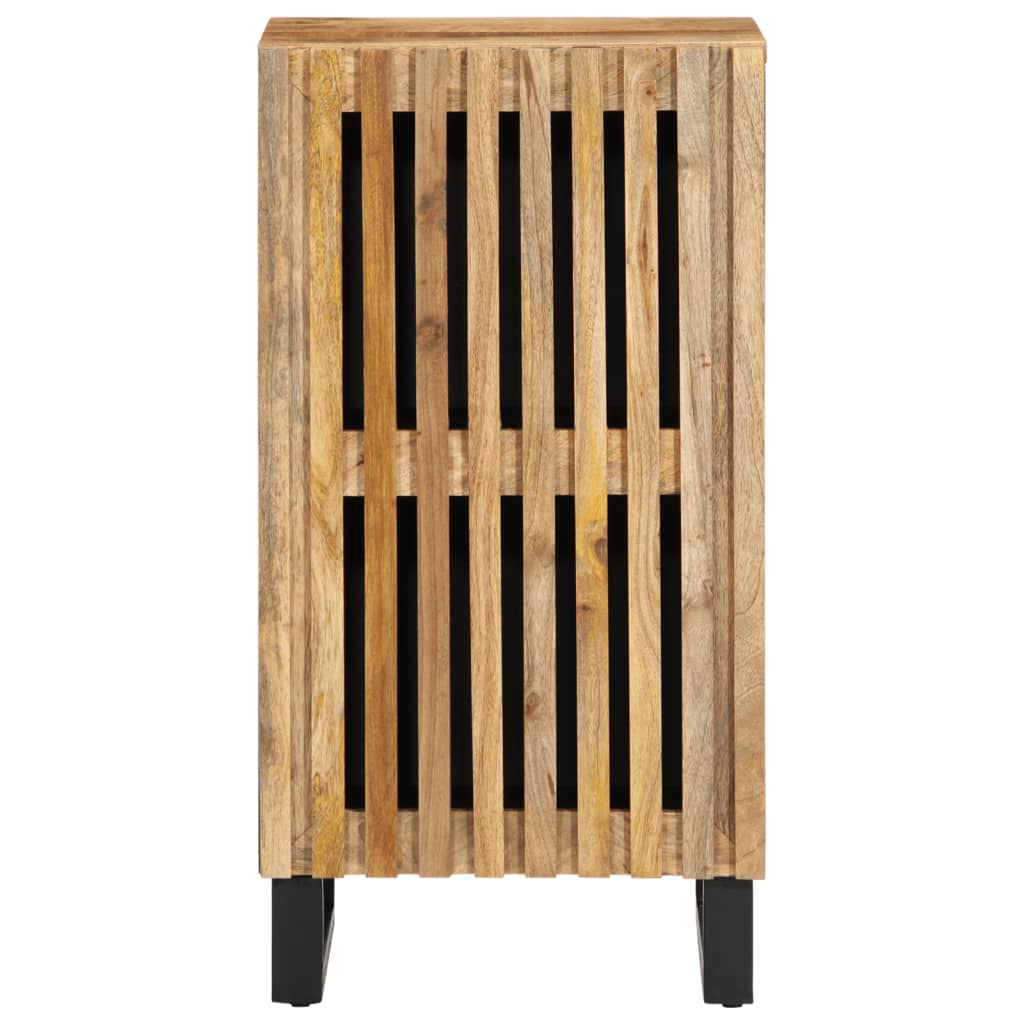 vidaXL Aparador de madera maciza de mango rugosa 40x34x75 cm