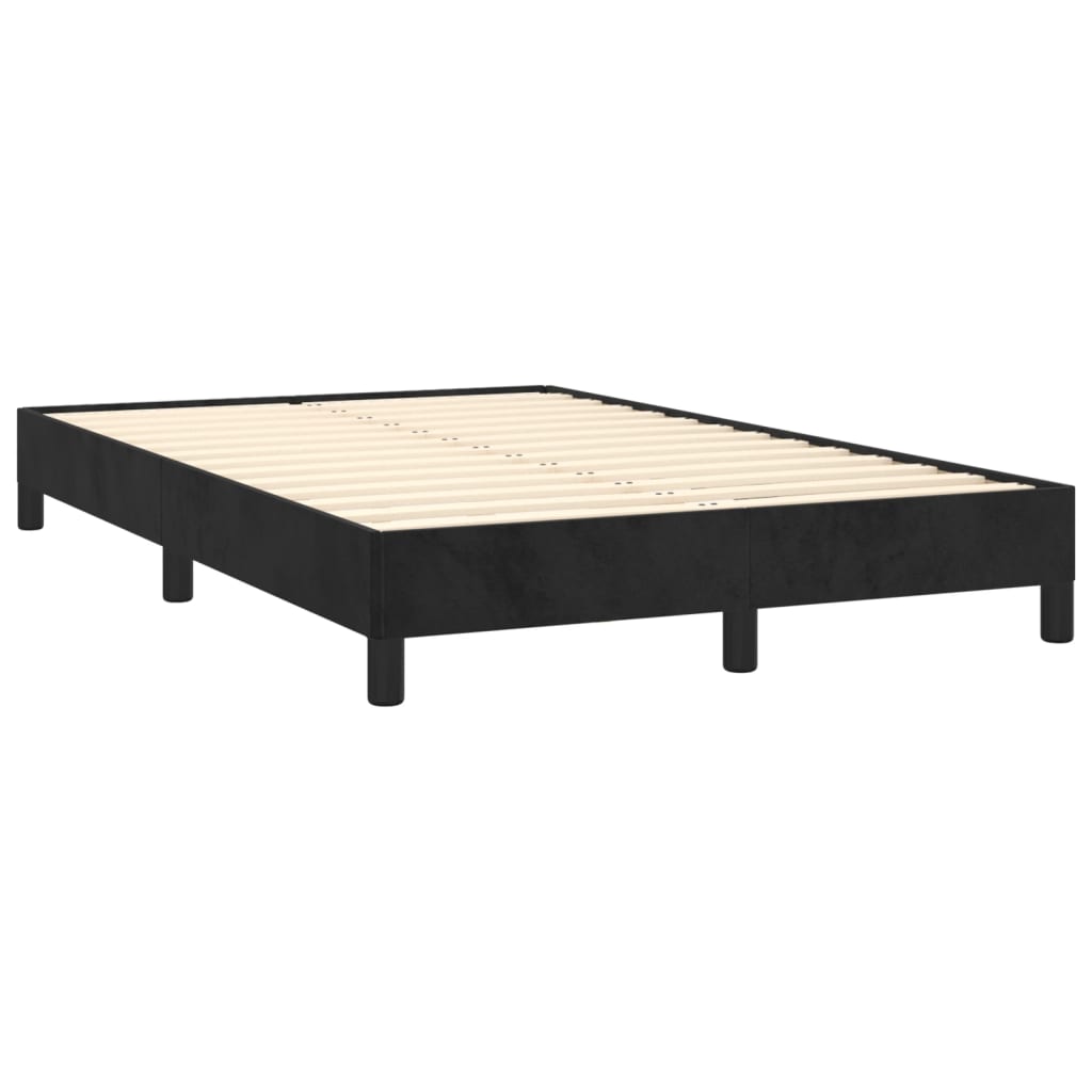 vidaXL Estructura de cama sin colchón terciopelo negro 120x190 cm