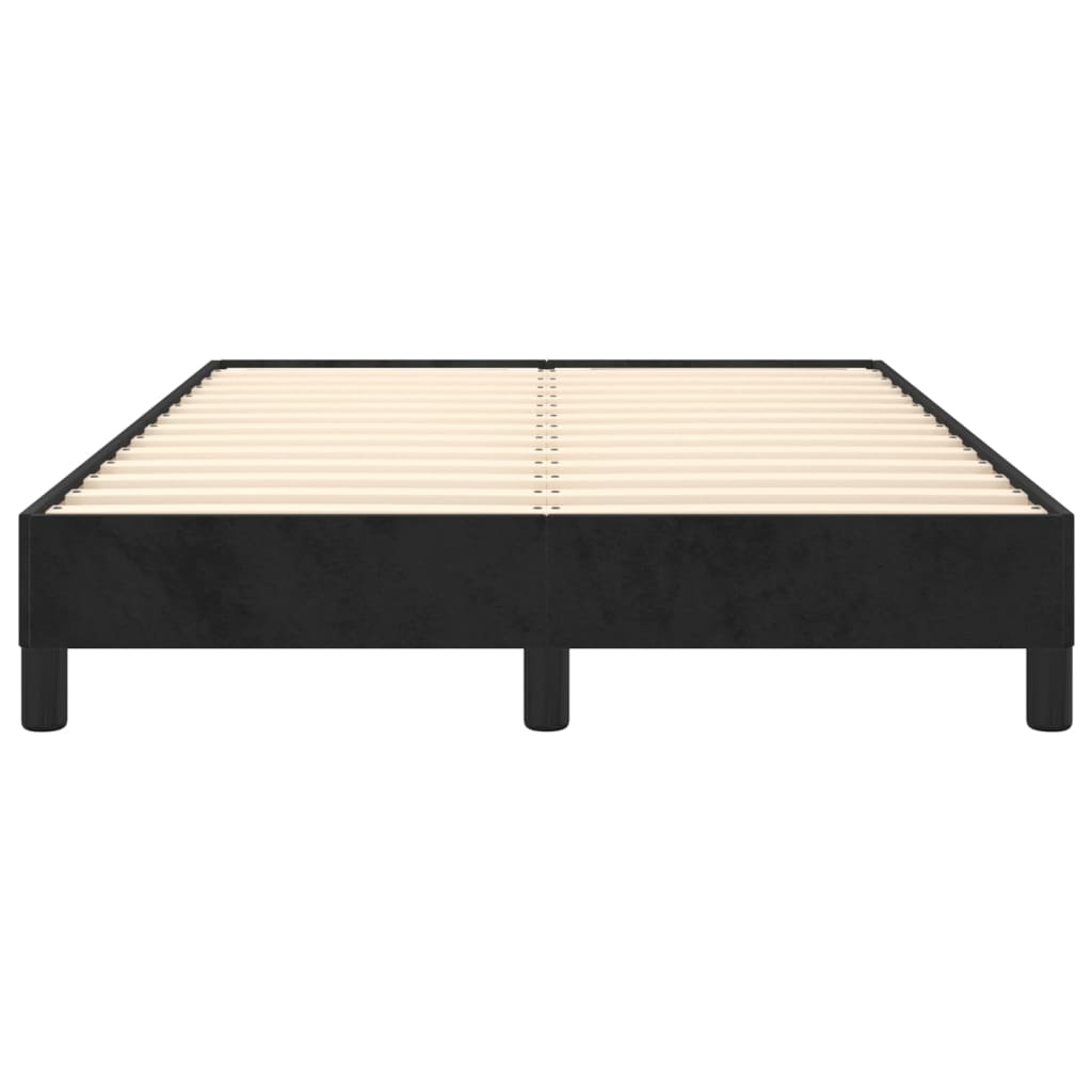 vidaXL Estructura de cama sin colchón terciopelo negro 120x190 cm