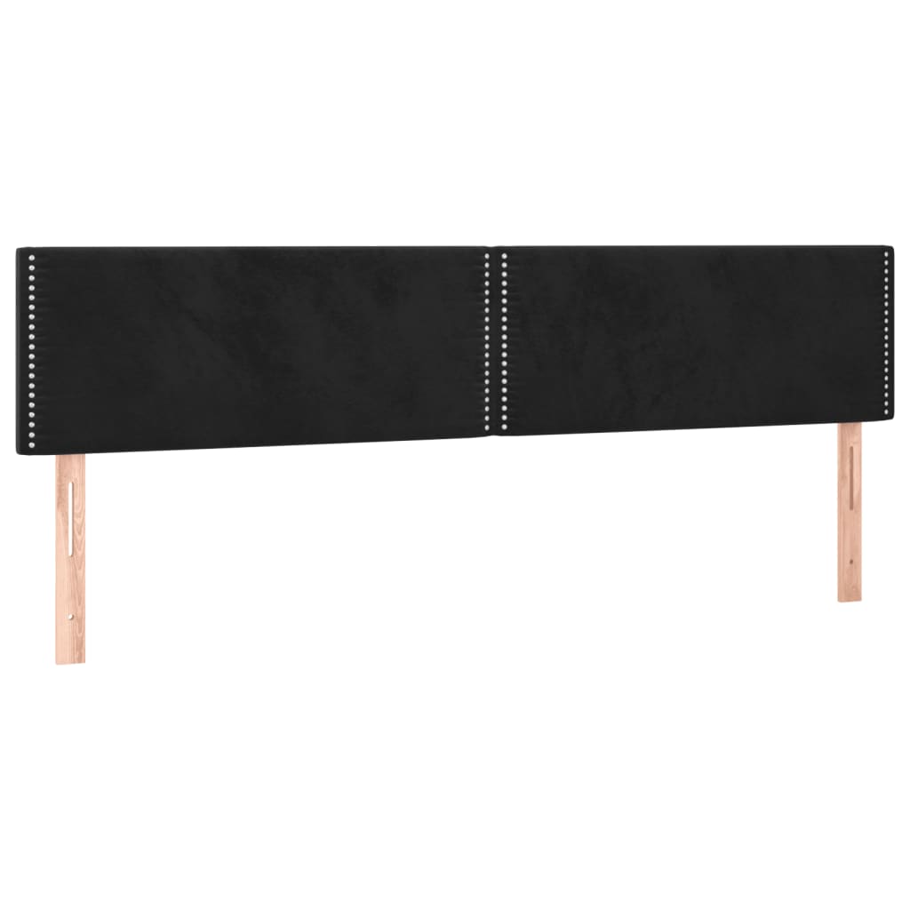 vidaXL Estructura de cama sin colchón terciopelo negro 120x190 cm