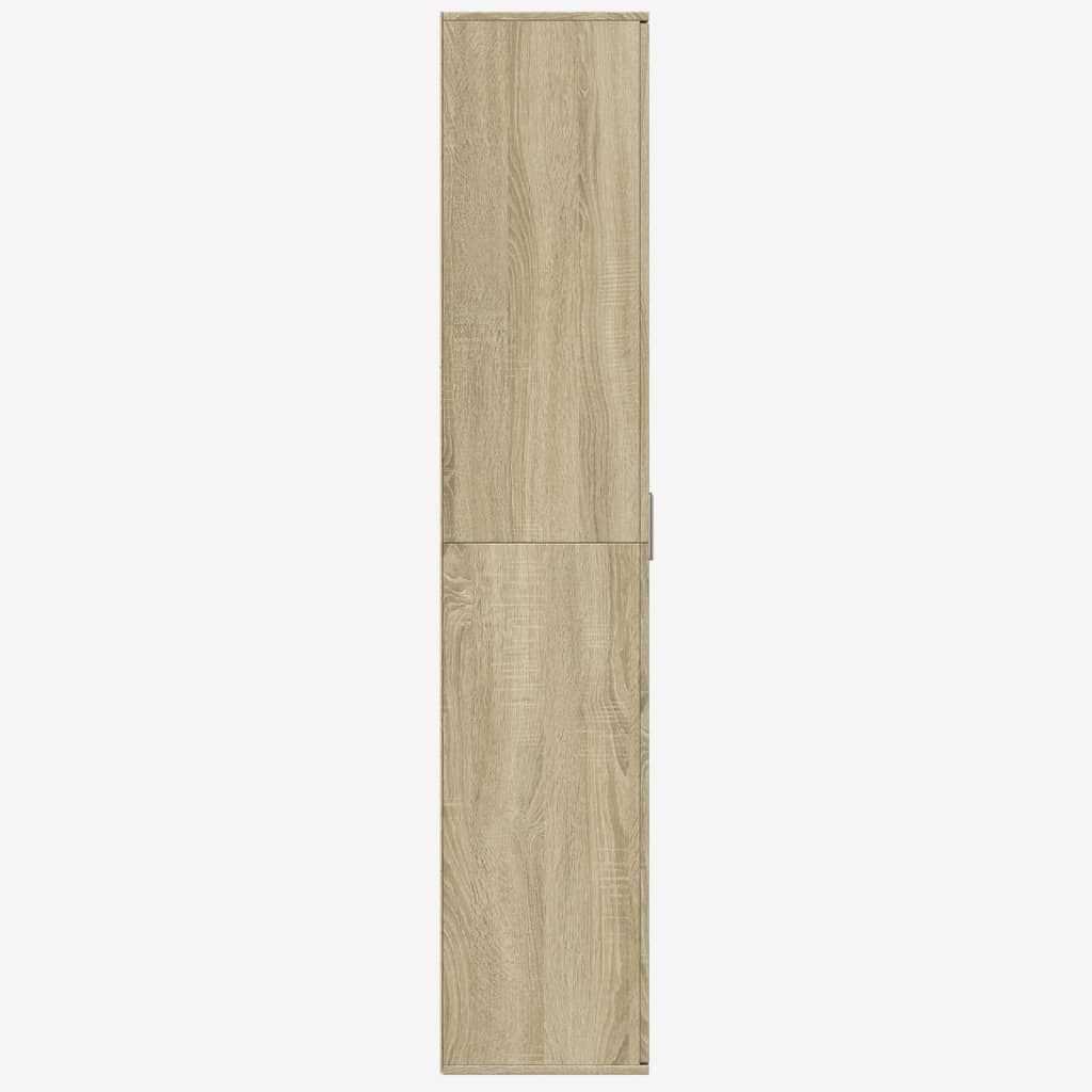 vidaXL Aparador alto madera de ingeniería roble Sonoma 80x35x180 cm