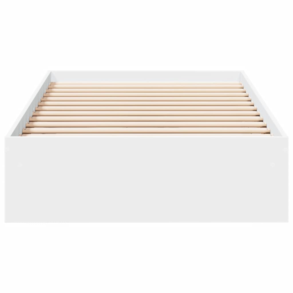 vidaXL Cama con cajones madera de ingeniería blanco 100x200 cm