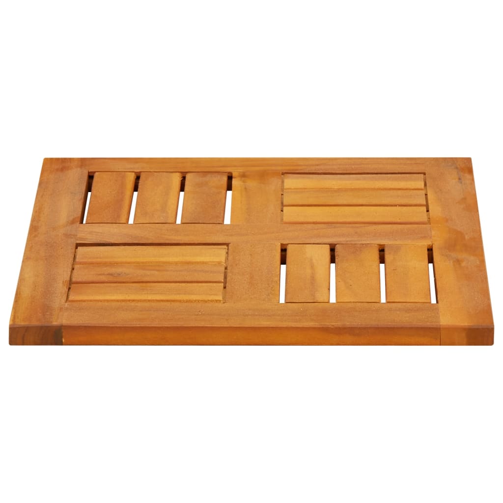 vidaXL Tablero de mesa cuadrado madera maciza de acacia 40x40x2 cm