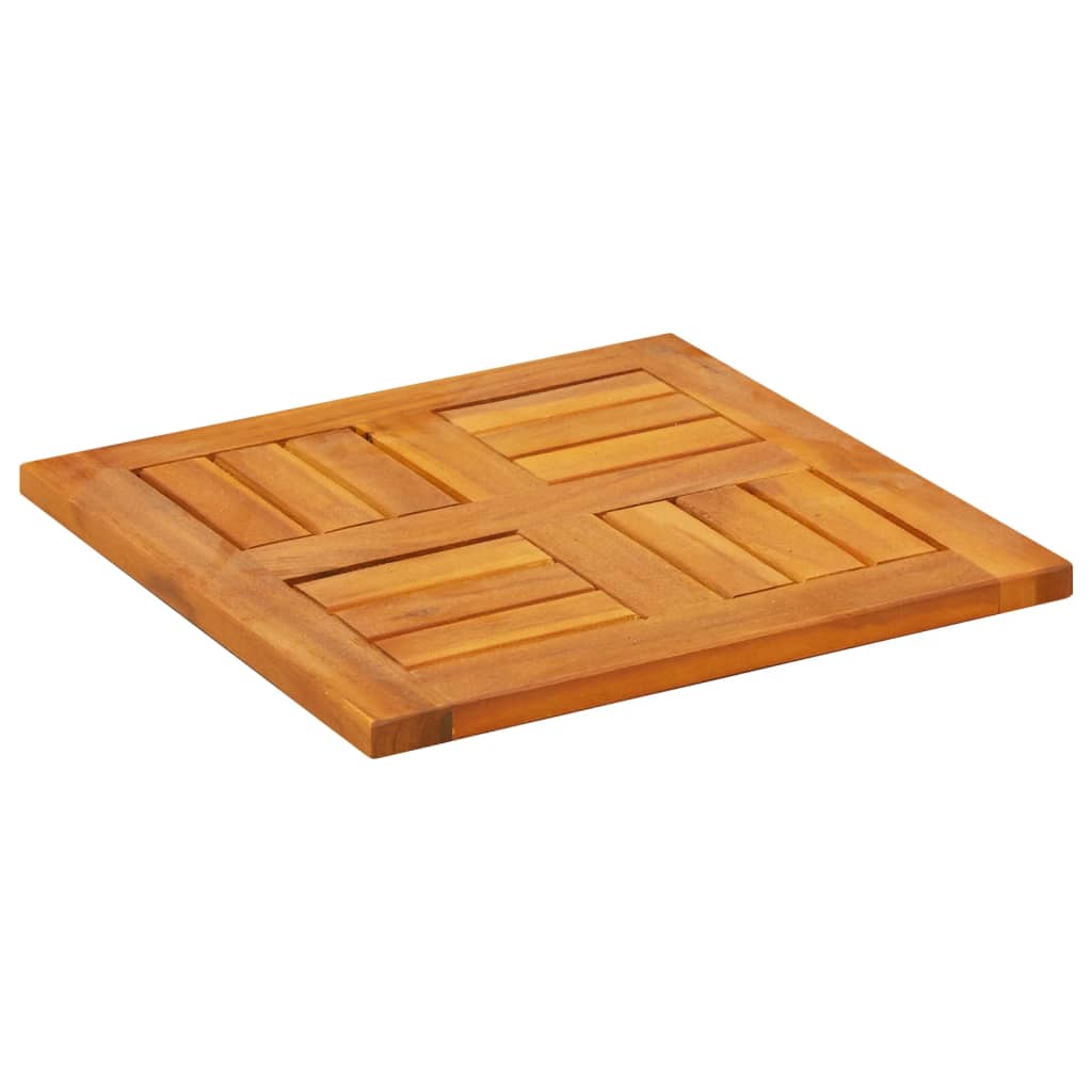 vidaXL Tablero de mesa cuadrado madera maciza de acacia 40x40x2 cm