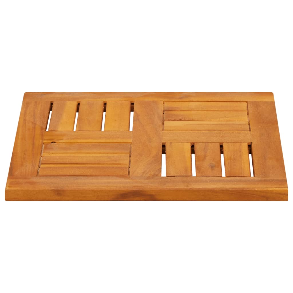 vidaXL Tablero de mesa cuadrado madera maciza de acacia 40x40x2 cm