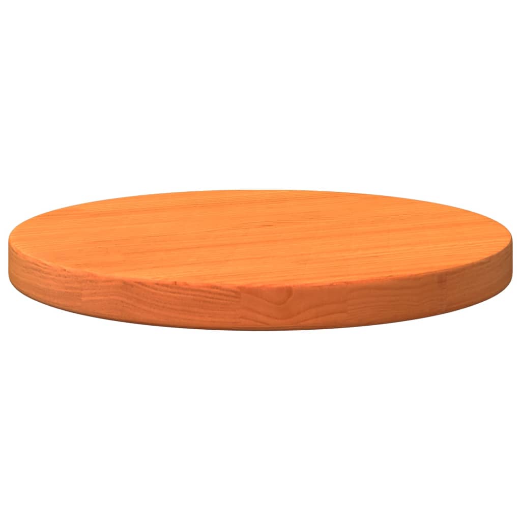 vidaXL Tablero de mesa redondo madera maciza de pino marrón Ø30x2,5 cm