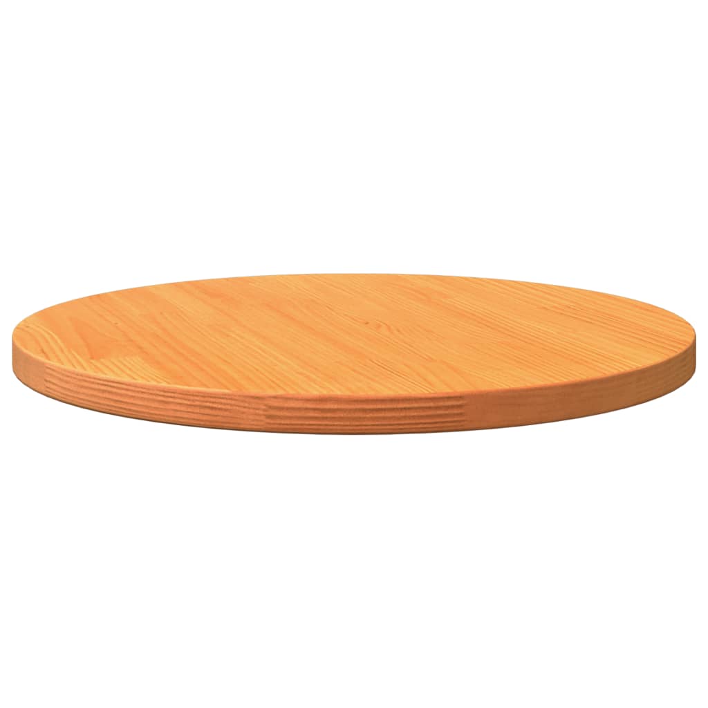 vidaXL Tablero de mesa redondo madera maciza de pino marrón Ø50x2,5 cm