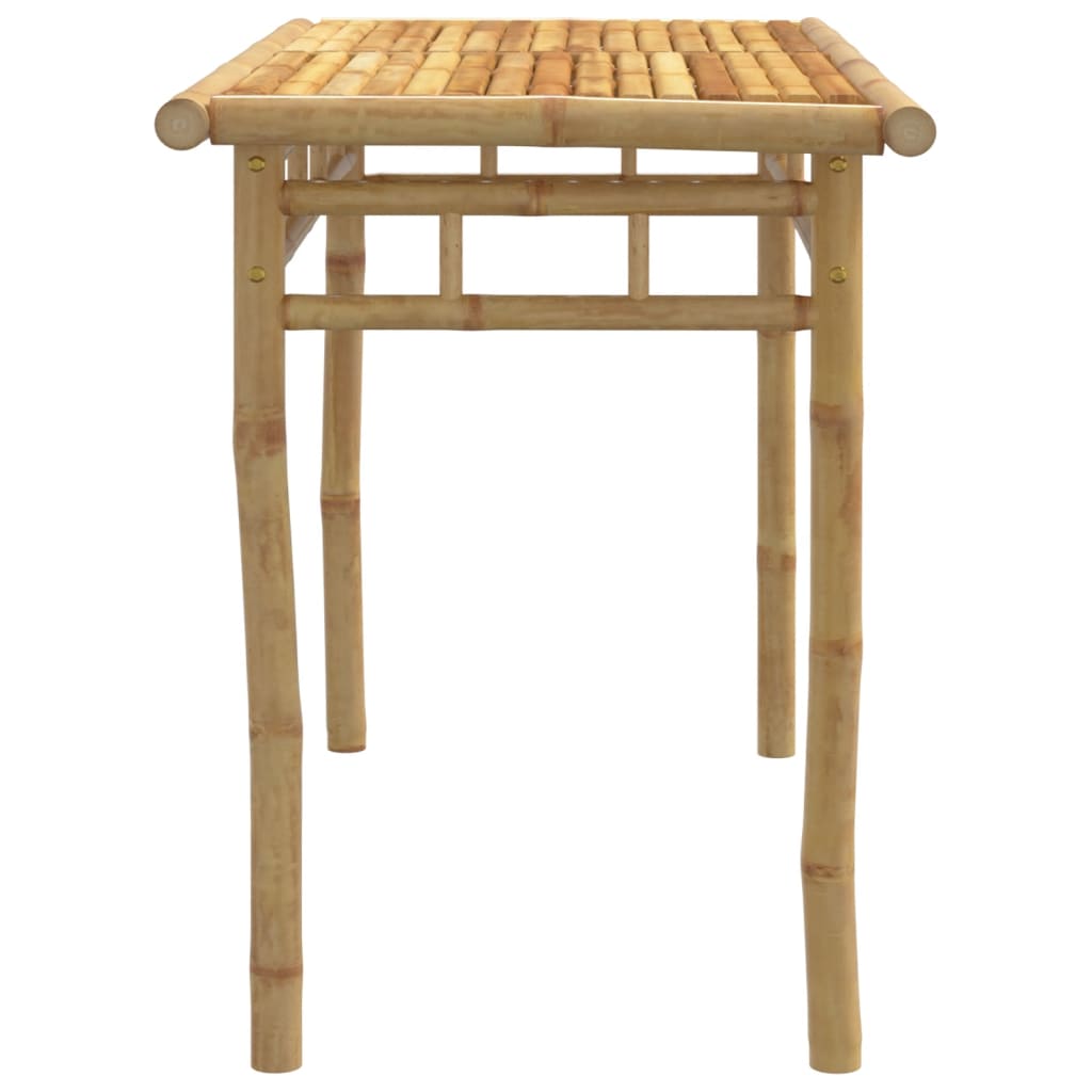 vidaXL Mesa de comedor de jardín bambú 110x55x75 cm