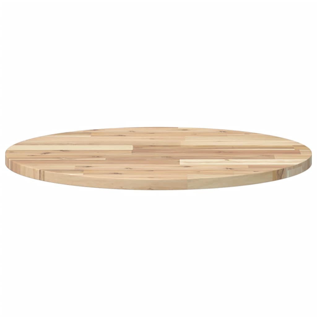 vidaXL Tablero de mesa redondo madera maciza de acacia Ø60x2 cm