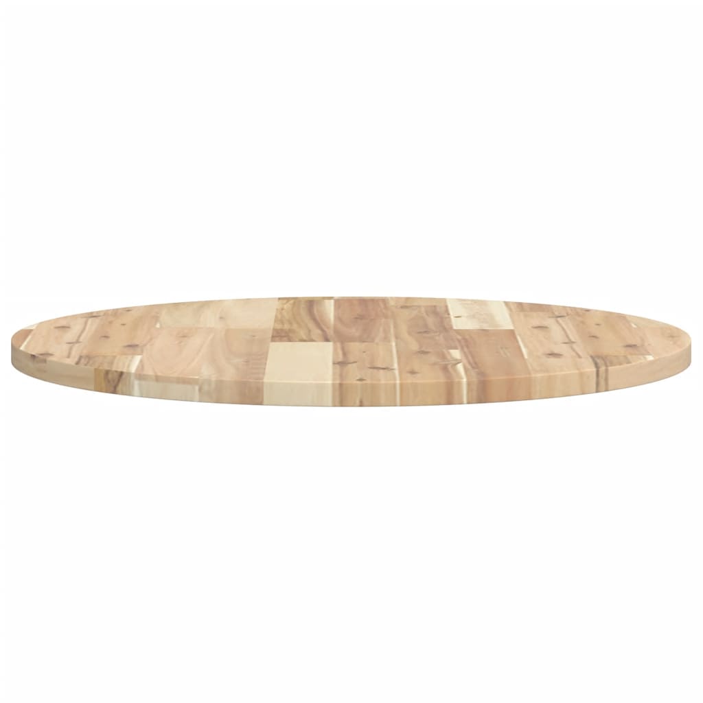 vidaXL Tablero de mesa redondo madera maciza de acacia Ø60x2 cm