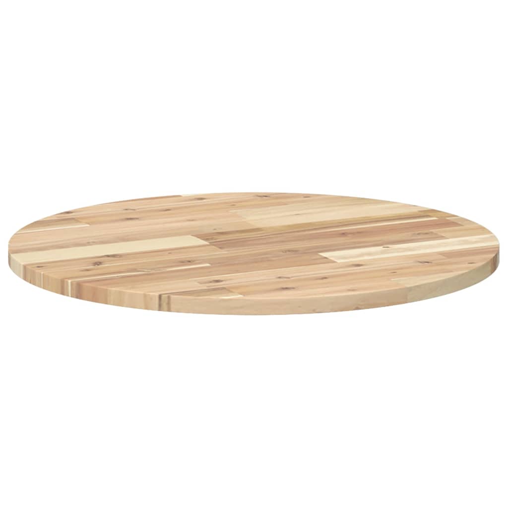 vidaXL Tablero de mesa redondo madera maciza de acacia Ø60x2 cm