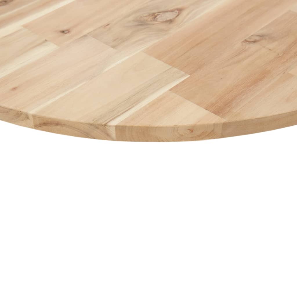 vidaXL Tablero de mesa redondo madera maciza de acacia Ø60x2 cm