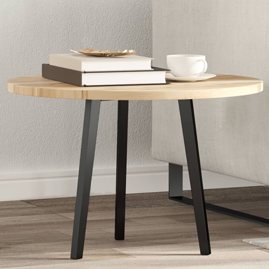 vidaXL Tablero de mesa redondo madera maciza de acacia Ø60x2 cm