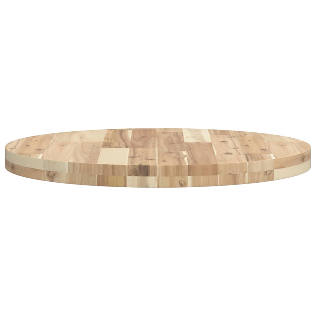 vidaXL Tablero de mesa redondo madera maciza de acacia Ø60x4 cm