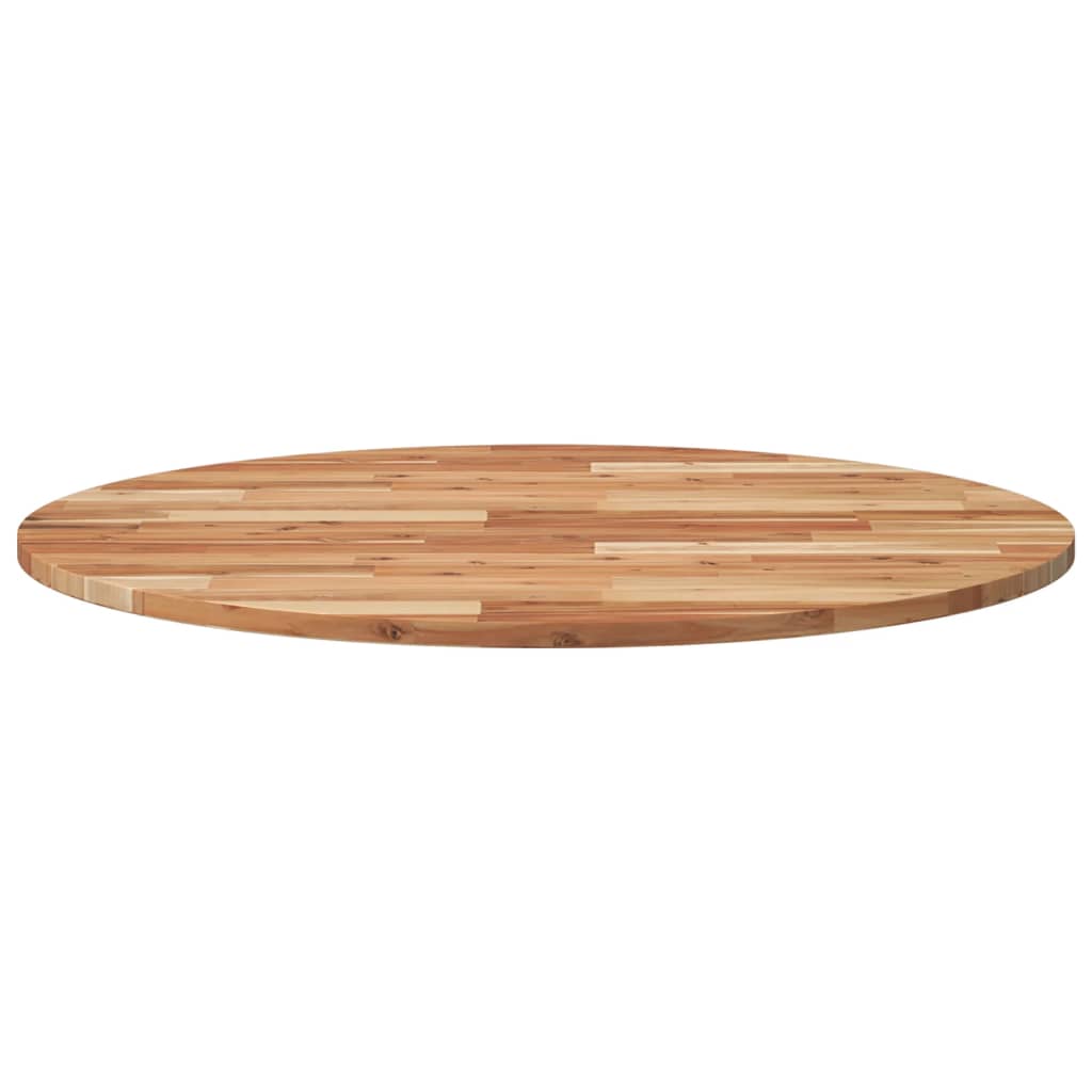 vidaXL Tablero de mesa redondo madera maciza de acacia Ø90x2 cm