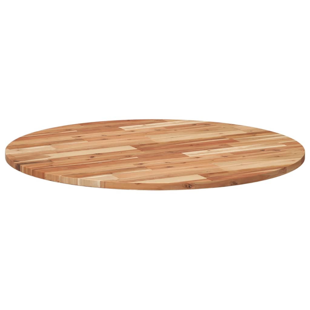 vidaXL Tablero de mesa redondo madera maciza de acacia Ø90x2 cm