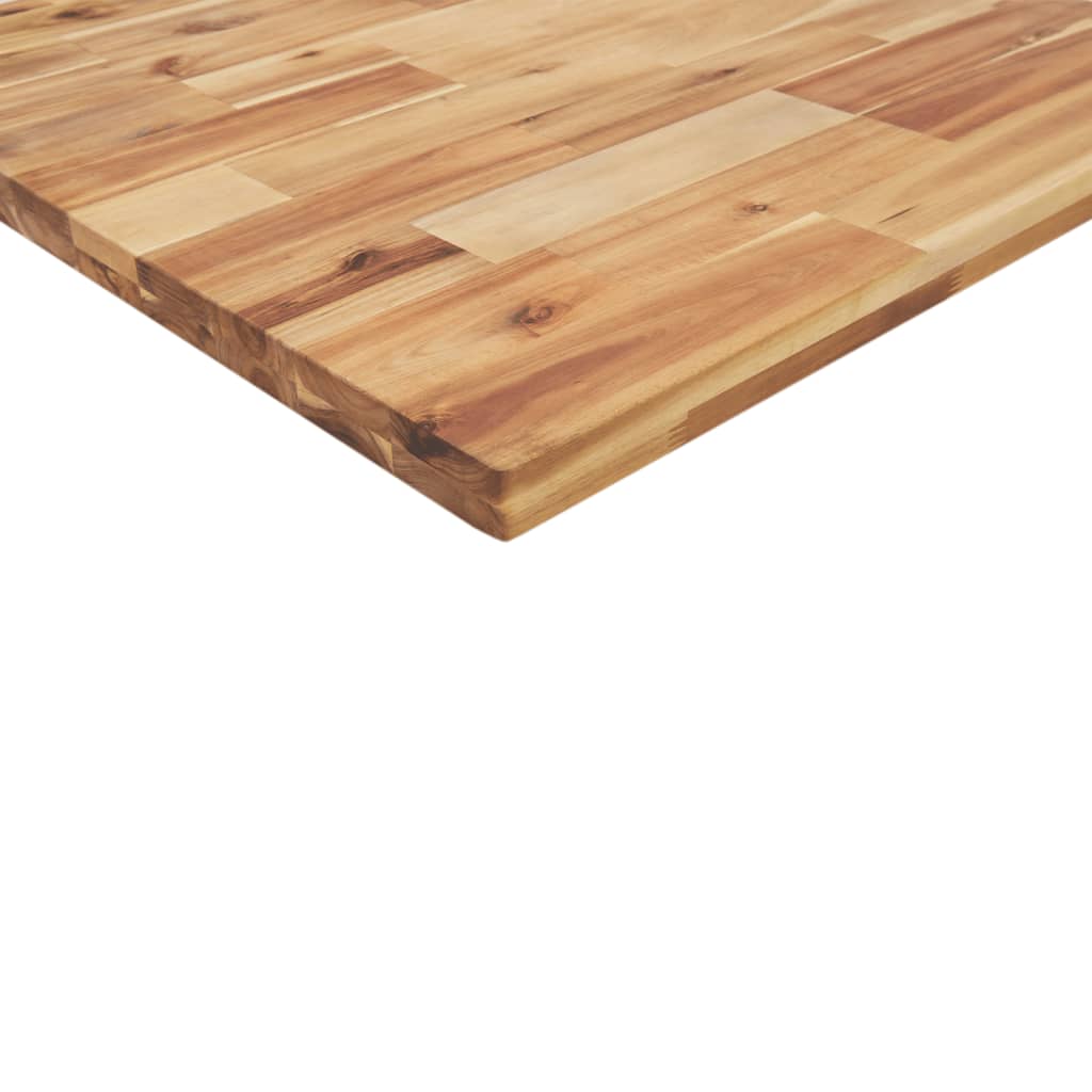 vidaXL Tablero de mesa cuadrado madera maciza acacia 90x90x4 cm