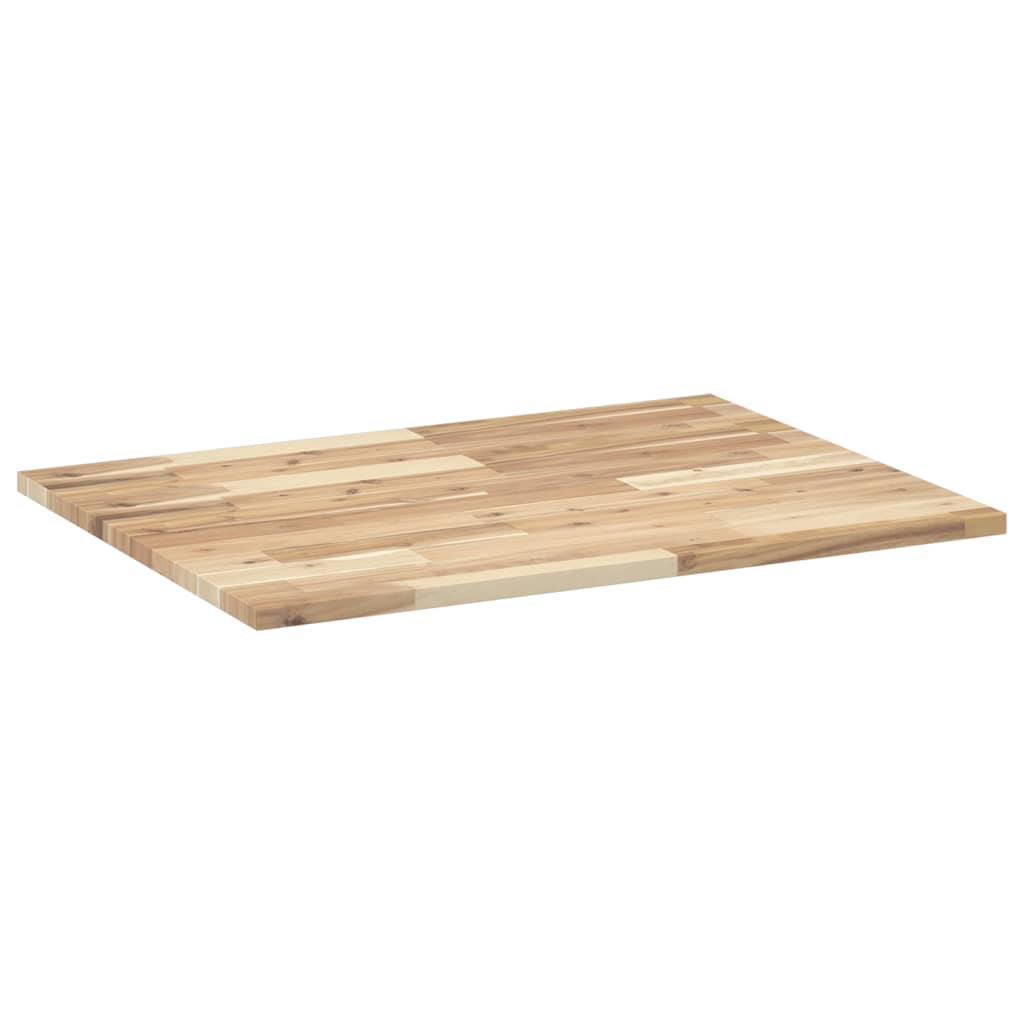 vidaXL Tablero de mesa rectangular madera maciza acacia 100x60x2 cm