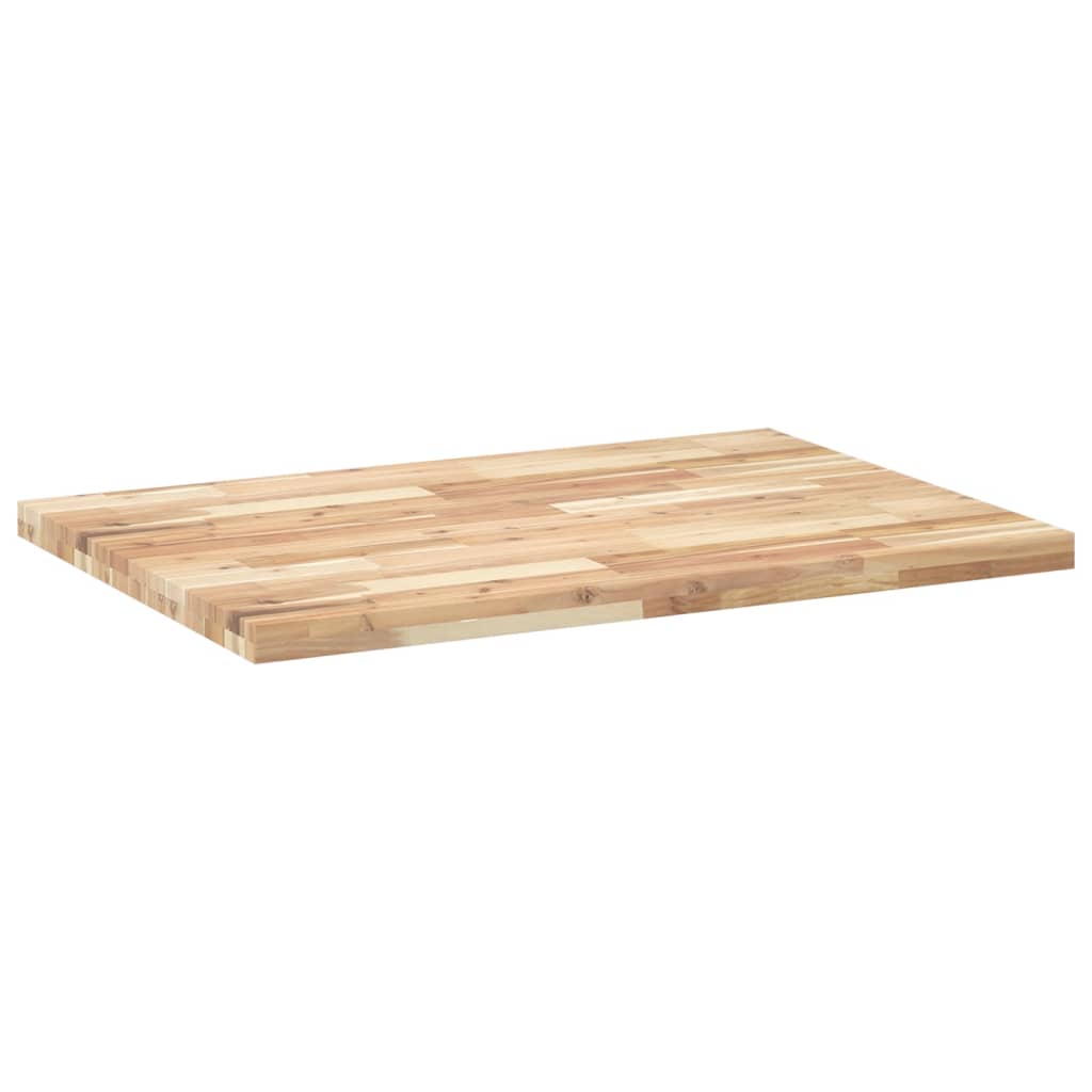 vidaXL Tablero de mesa rectangular madera maciza acacia 100x70x4 cm