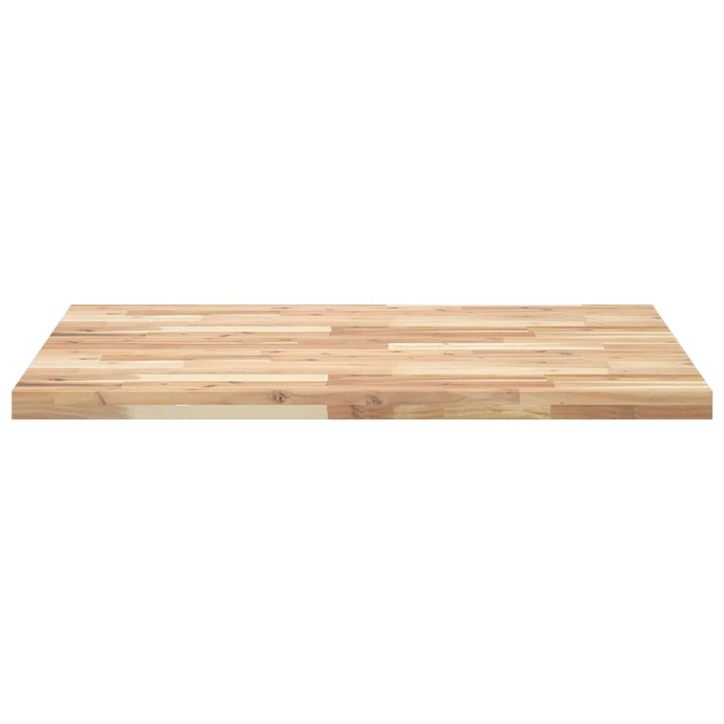 vidaXL Tablero de mesa rectangular madera maciza acacia 100x80x4 cm