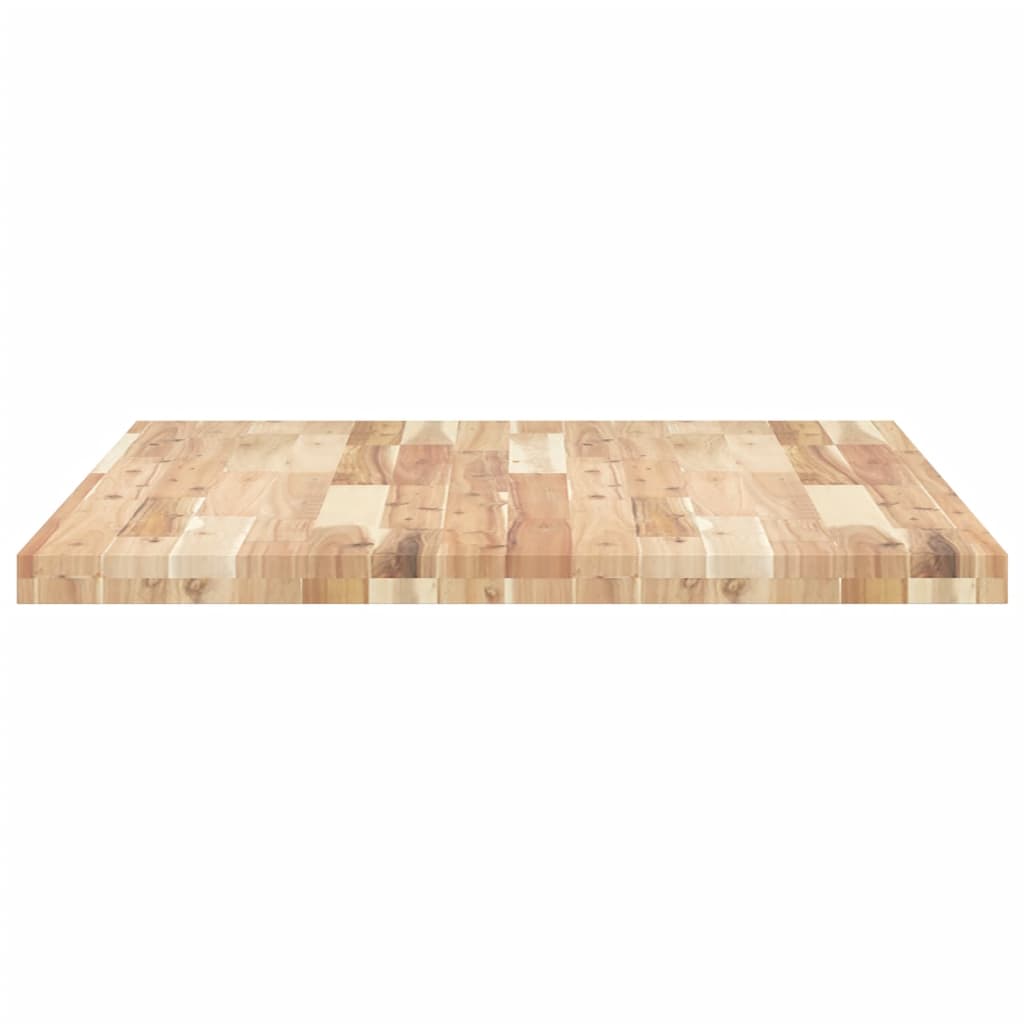 vidaXL Tablero de mesa rectangular madera maciza acacia 100x80x4 cm