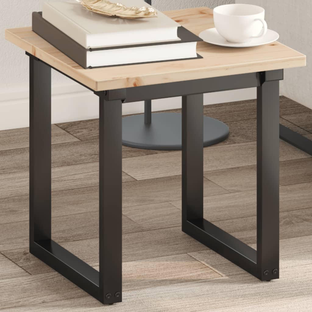 vidaXL Tablero de mesa cuadrado madera maciza de pino 40x40x1,7 cm