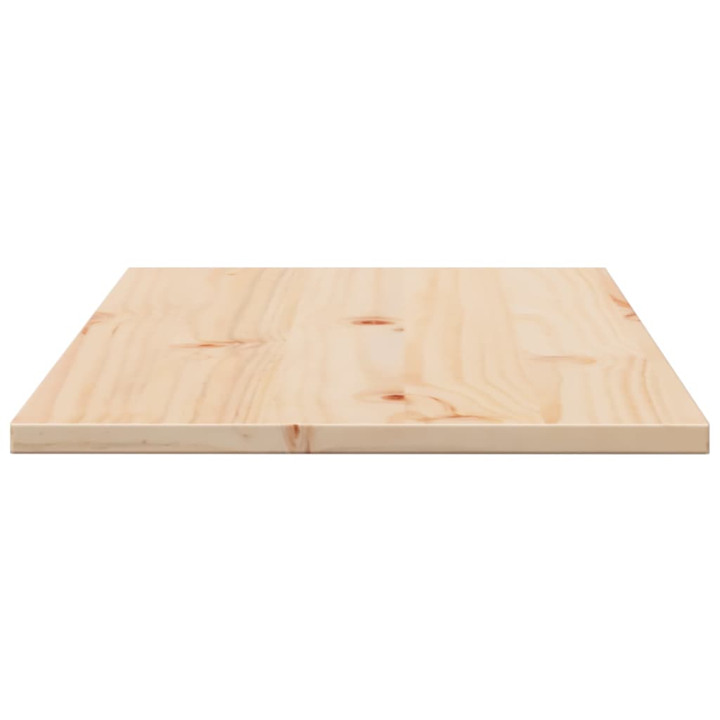 vidaXL Tablero de mesa rectangular 2 uds madera de pino 80x40x1,7 cm