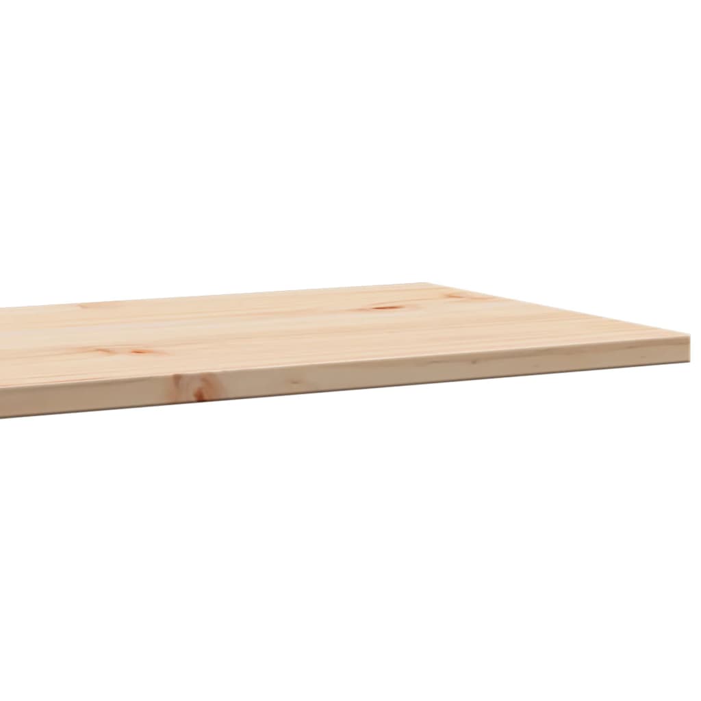 vidaXL Tablero de mesa rectangular 2 uds madera de pino 80x40x1,7 cm