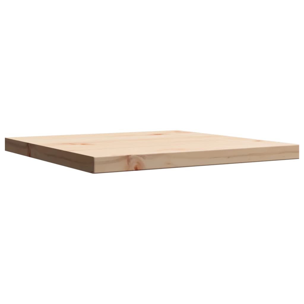 vidaXL Tablero de mesa cuadrado madera maciza de pino 40x40x2,5 cm