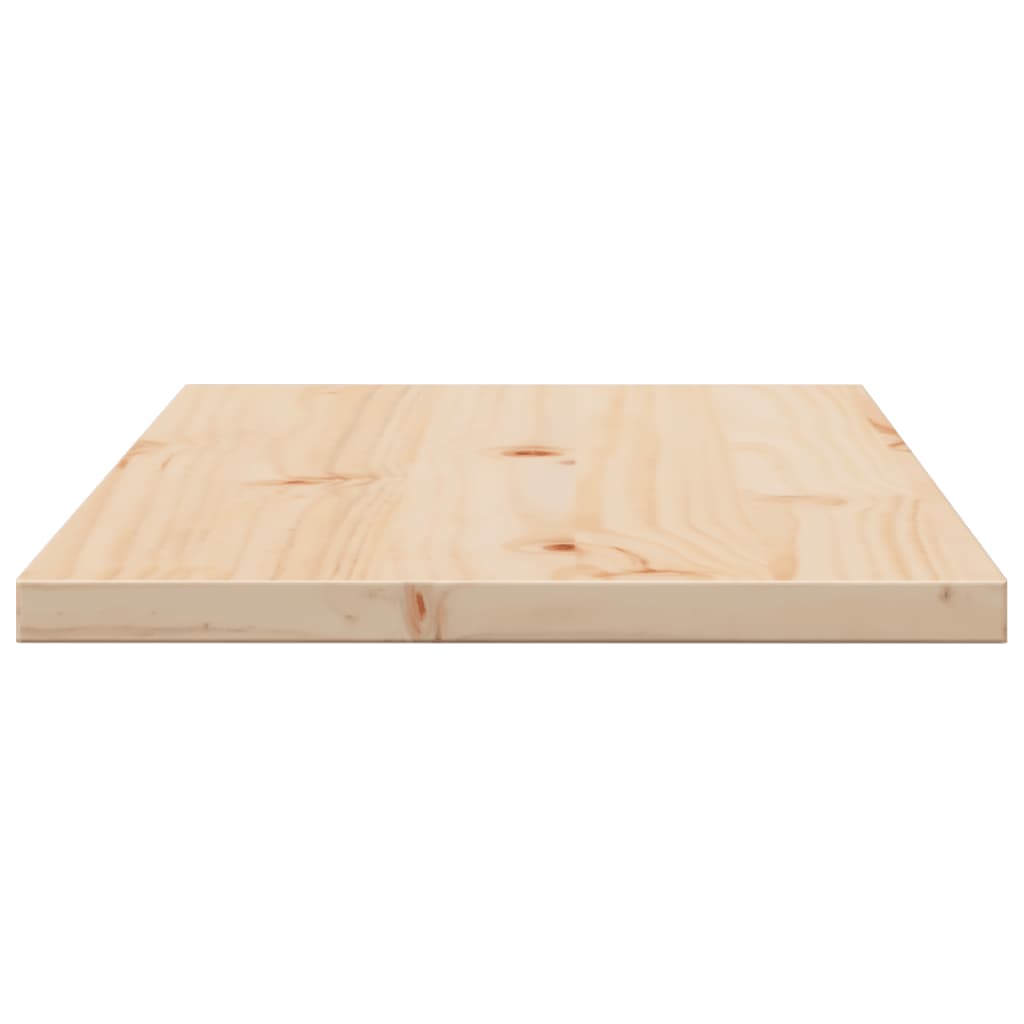 vidaXL Tablero de mesa rectangular 2 uds madera de pino 80x40x2,5 cm