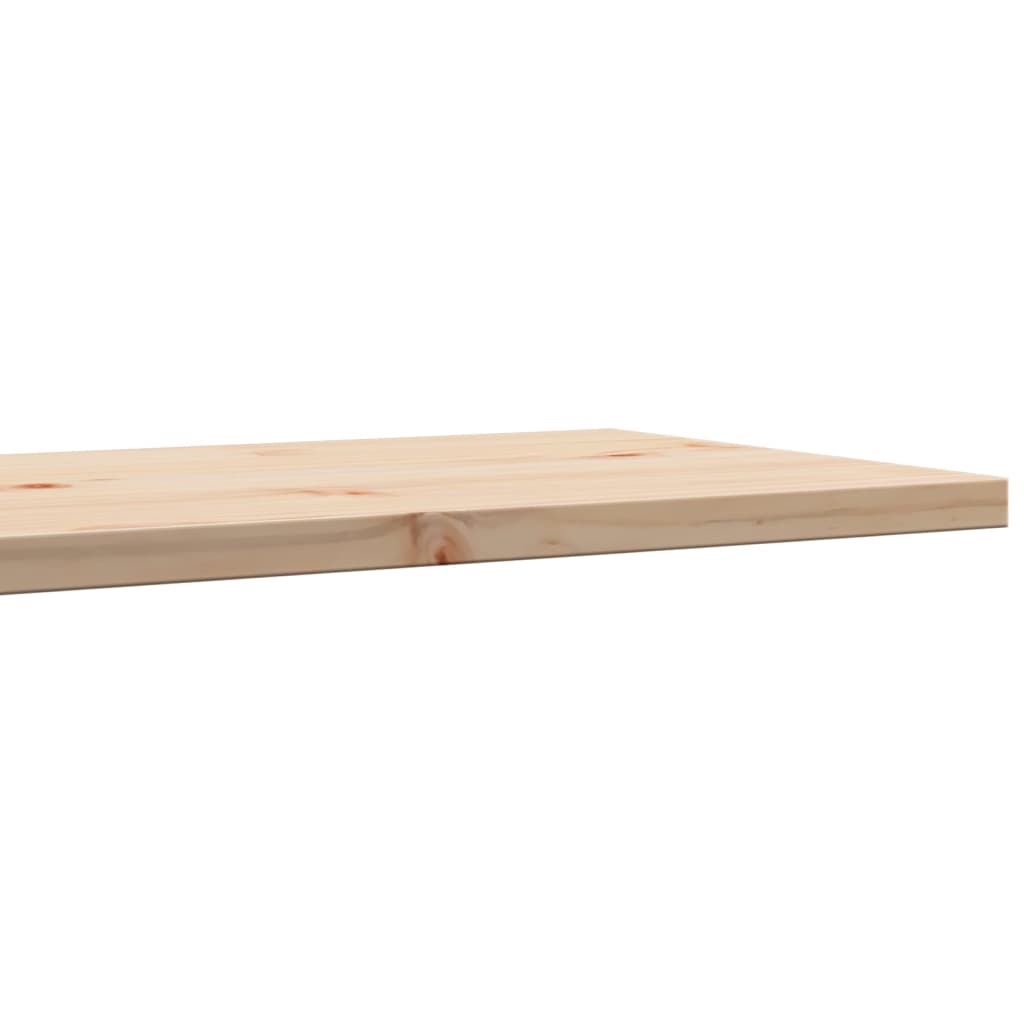 vidaXL Tablero de mesa rectangular 2 uds madera de pino 80x40x2,5 cm