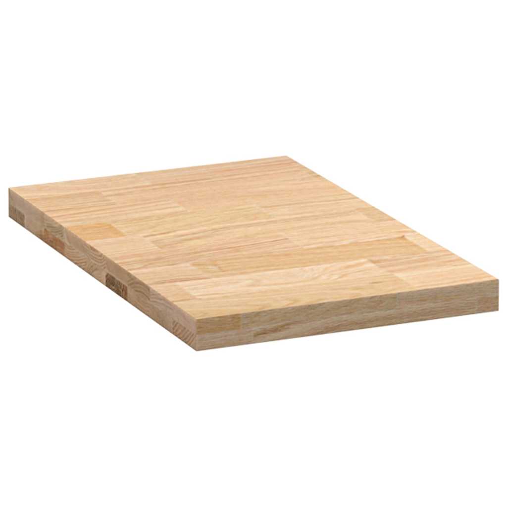 vidaXL Encimera de cocina rectangular madera maciza roble