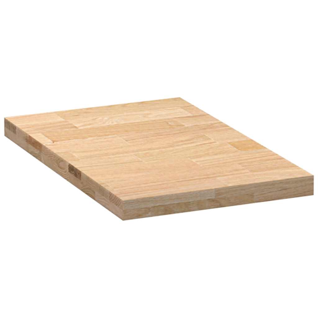 vidaXL Encimera de cocina rectangular madera maciza roble